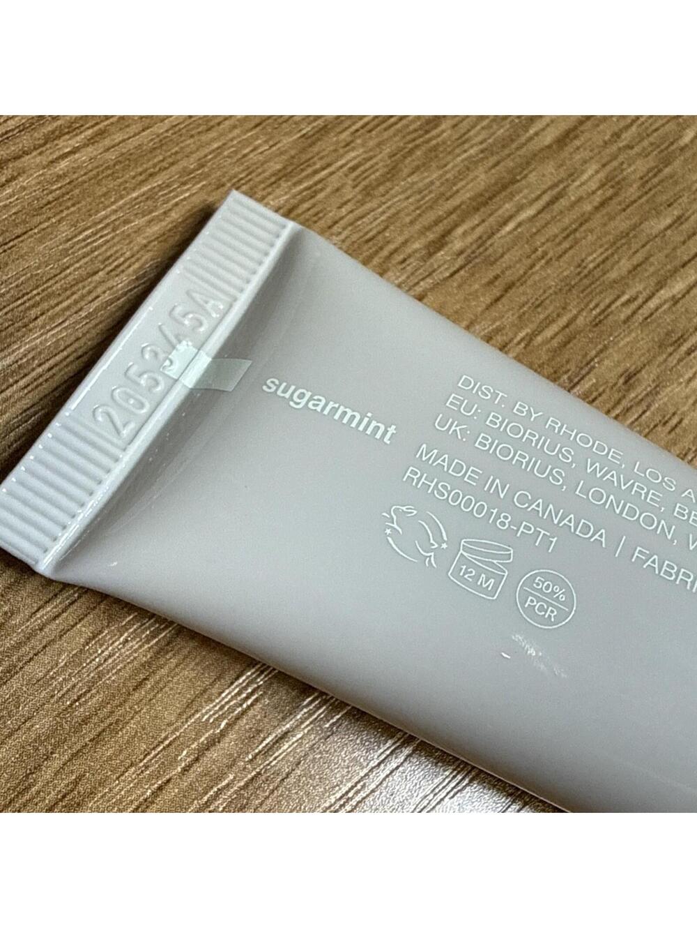 rhode Peptide Lip Boost Hydrating Sugarmint Balm Clear Plump Lips 15ml - Picture 5 of 8